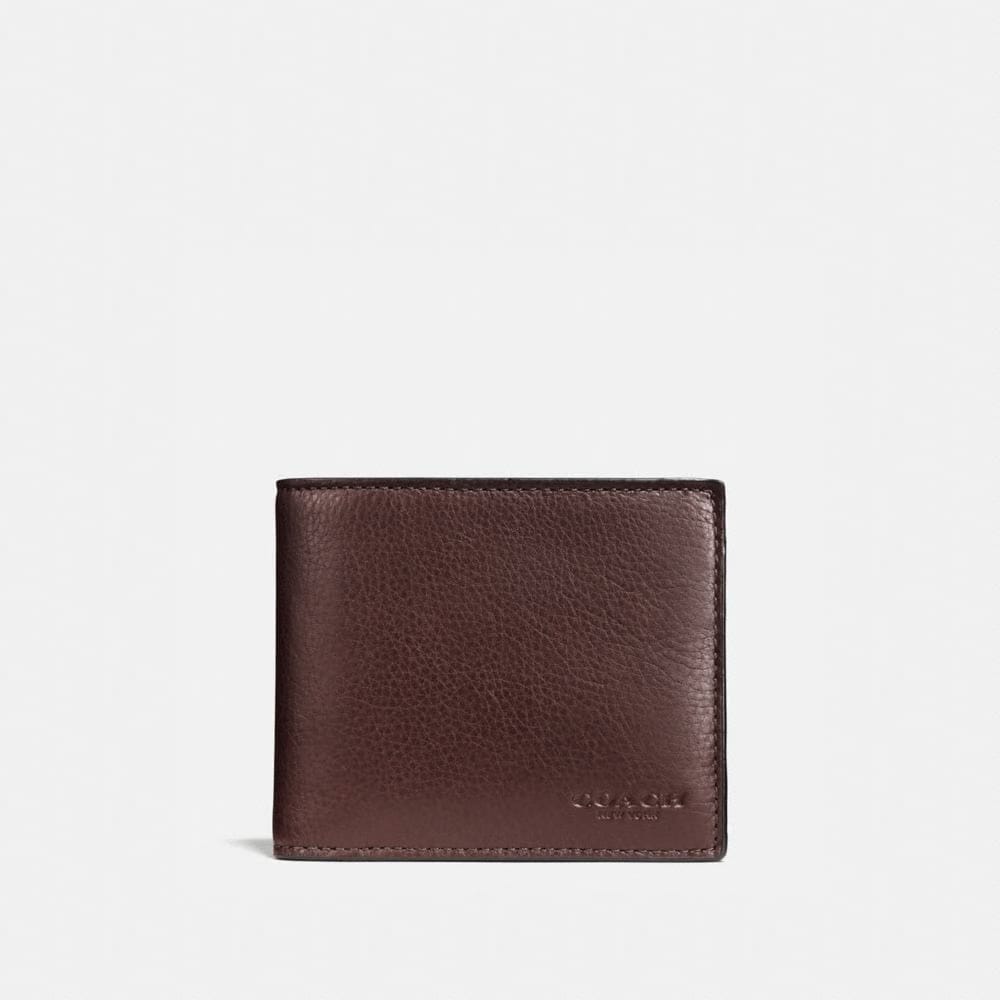 Coach 3 In 1 Wallet Mahogany Brown