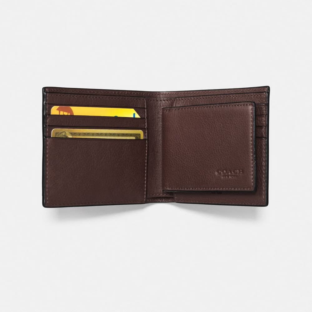 Coach 3 In 1 Wallet Mahogany Brown