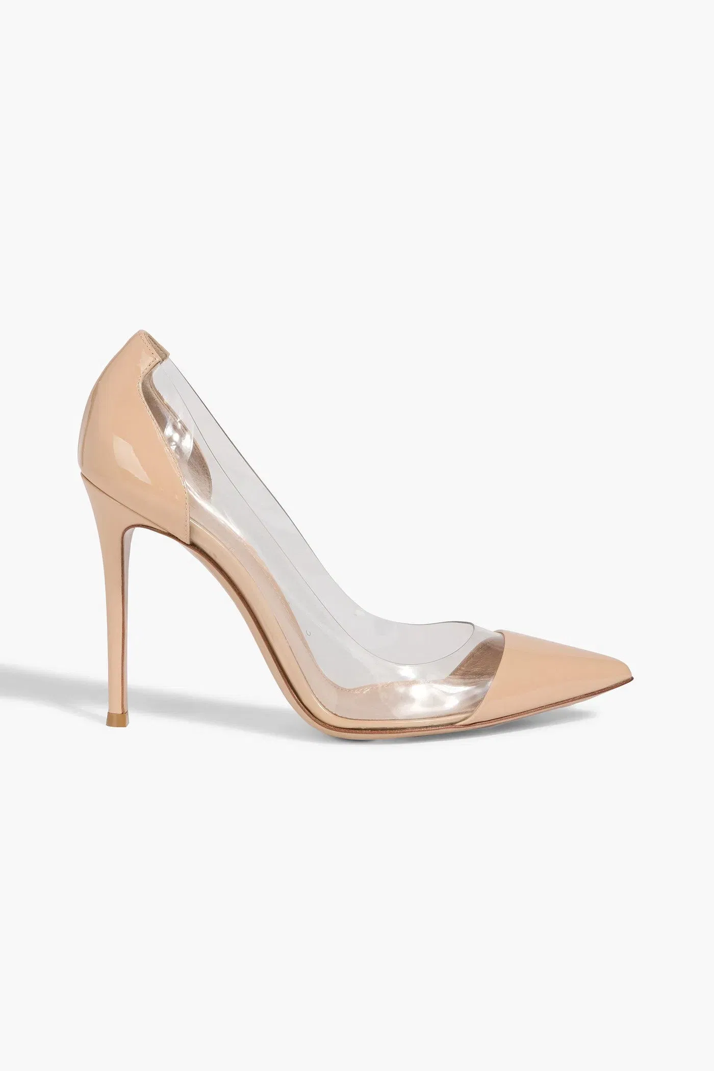 Gianvito Rossi Plexi Pvc And Leather Pumps Neutral Women's