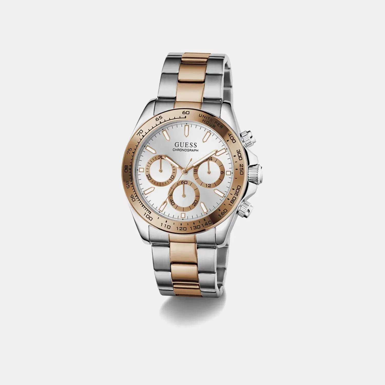Guess GS Arthur Men Quartz Silver Dial Analog Stainless Steel Gw1058G6