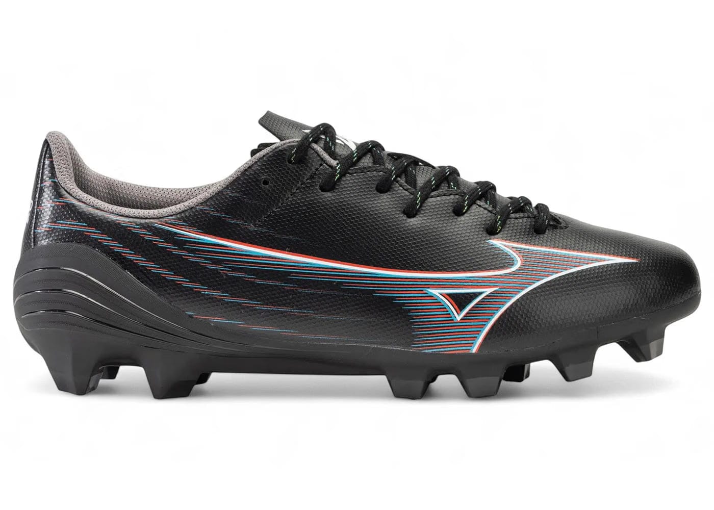 Mizuno Alpha Select Fg Black Ignition Red