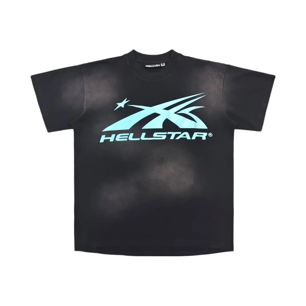 Hellstar Sports Core Gel Logo T-Shirt Aqua Blue