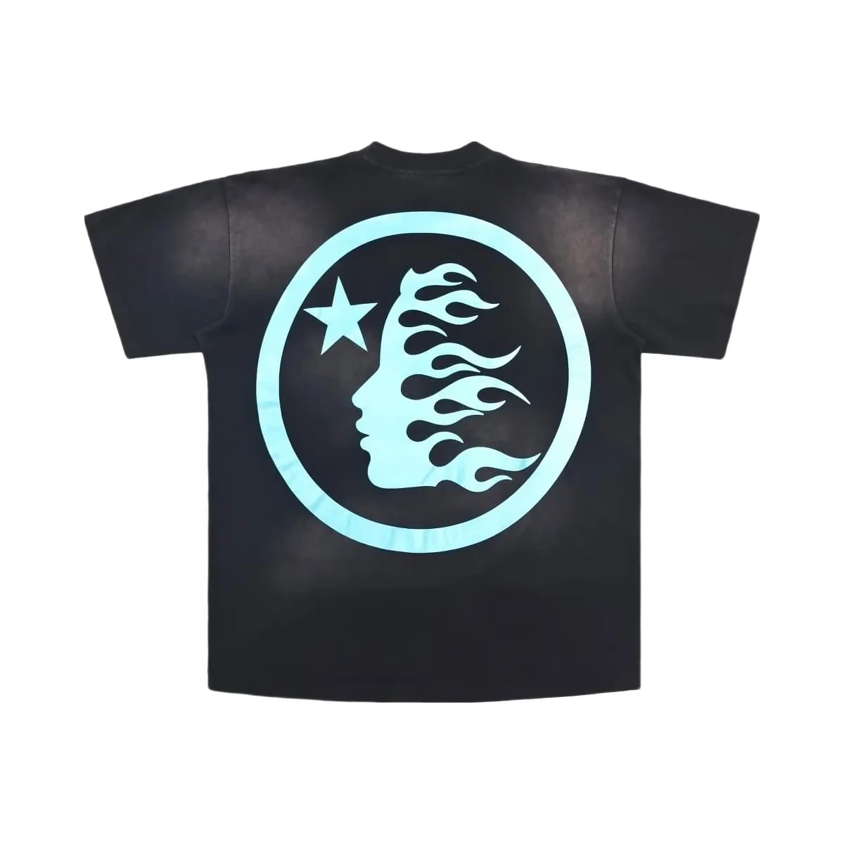 Hellstar Sports Core Gel Logo T-Shirt Aqua Blue