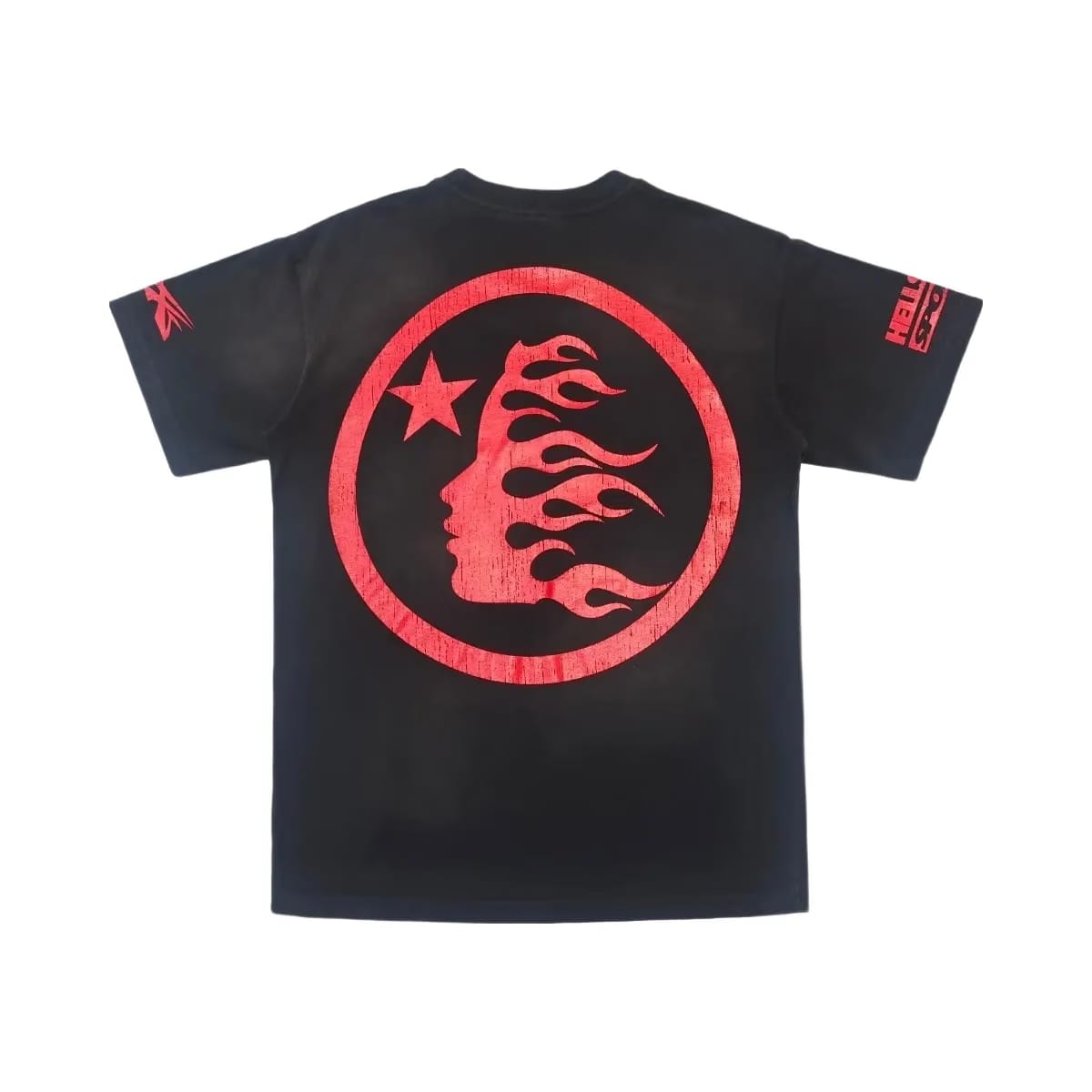 Hellstar Beat Us T-Shirt Red Black