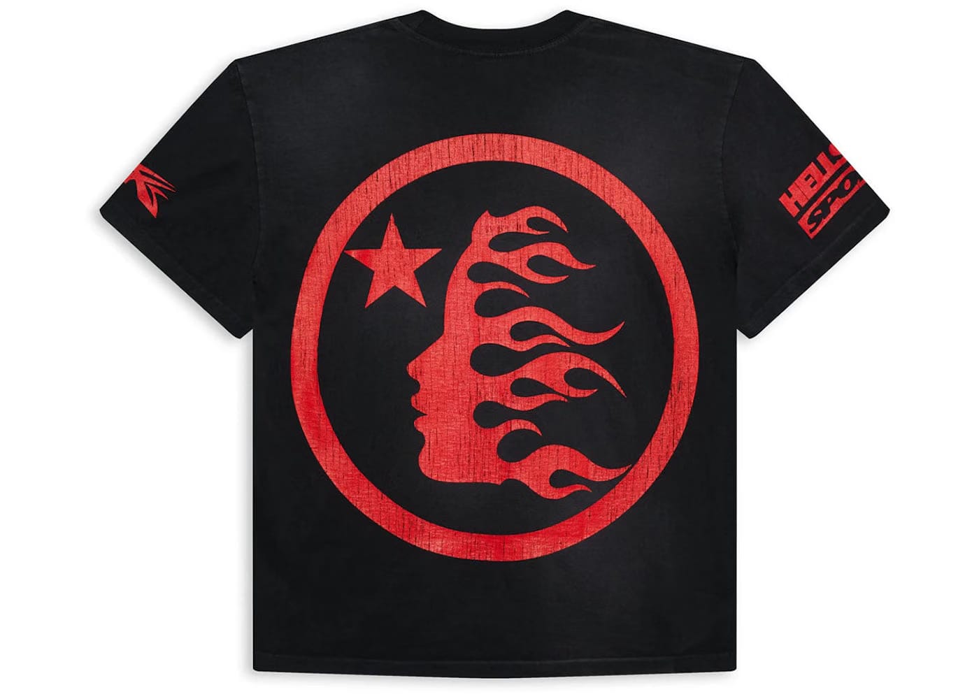 Hellstar Beat Us T-Shirt Red Black