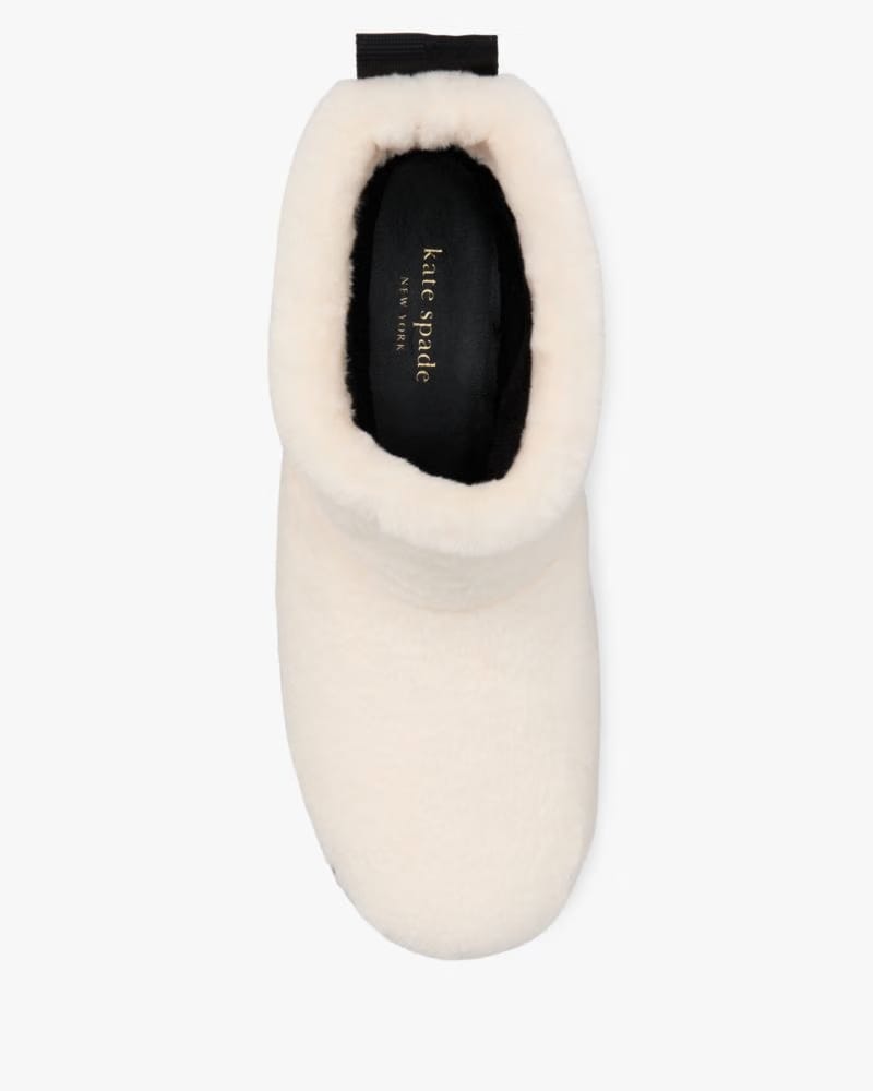 Puffed Faux Fur Pull-on Booties