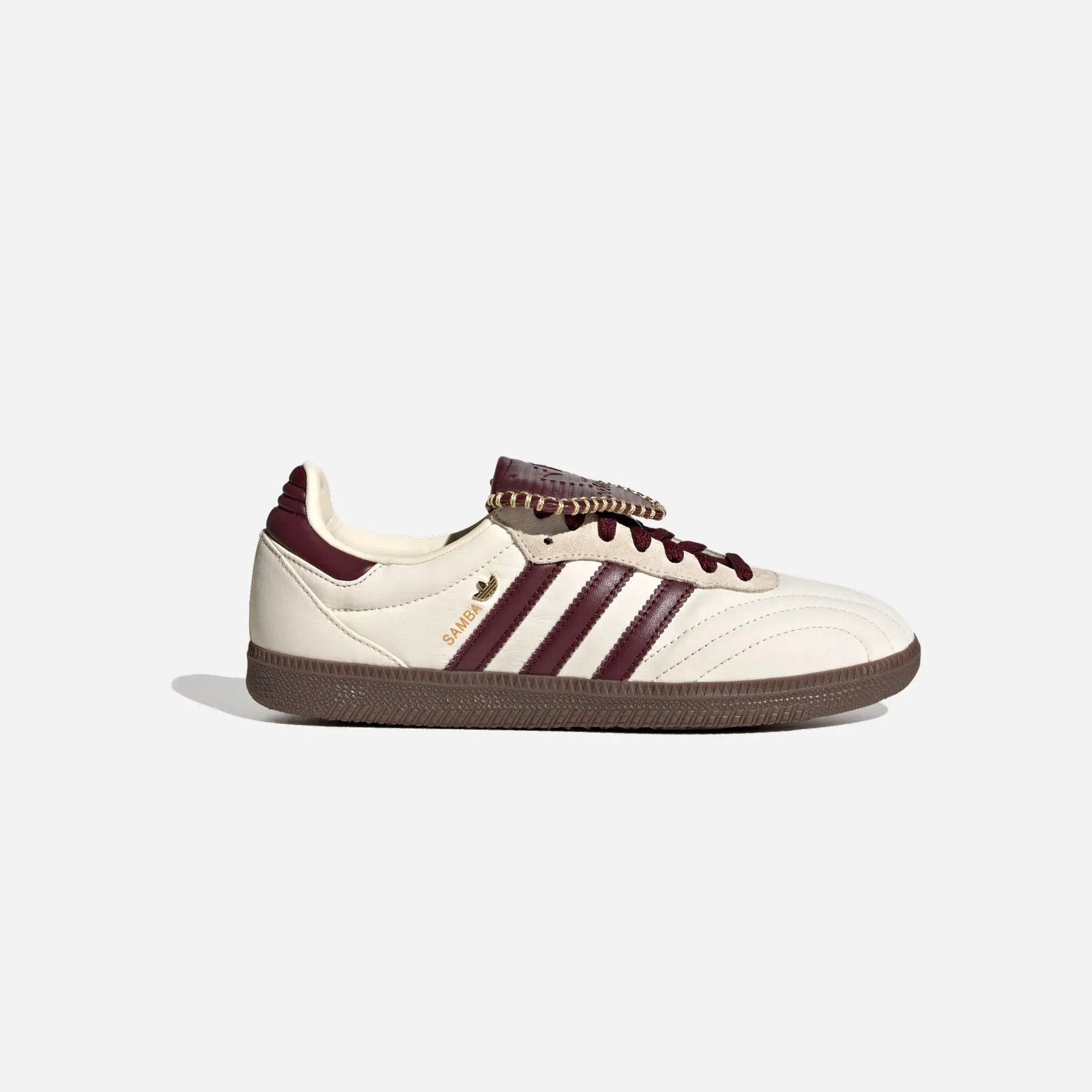 Adidas Samba Lt Cream White Maroon Womens