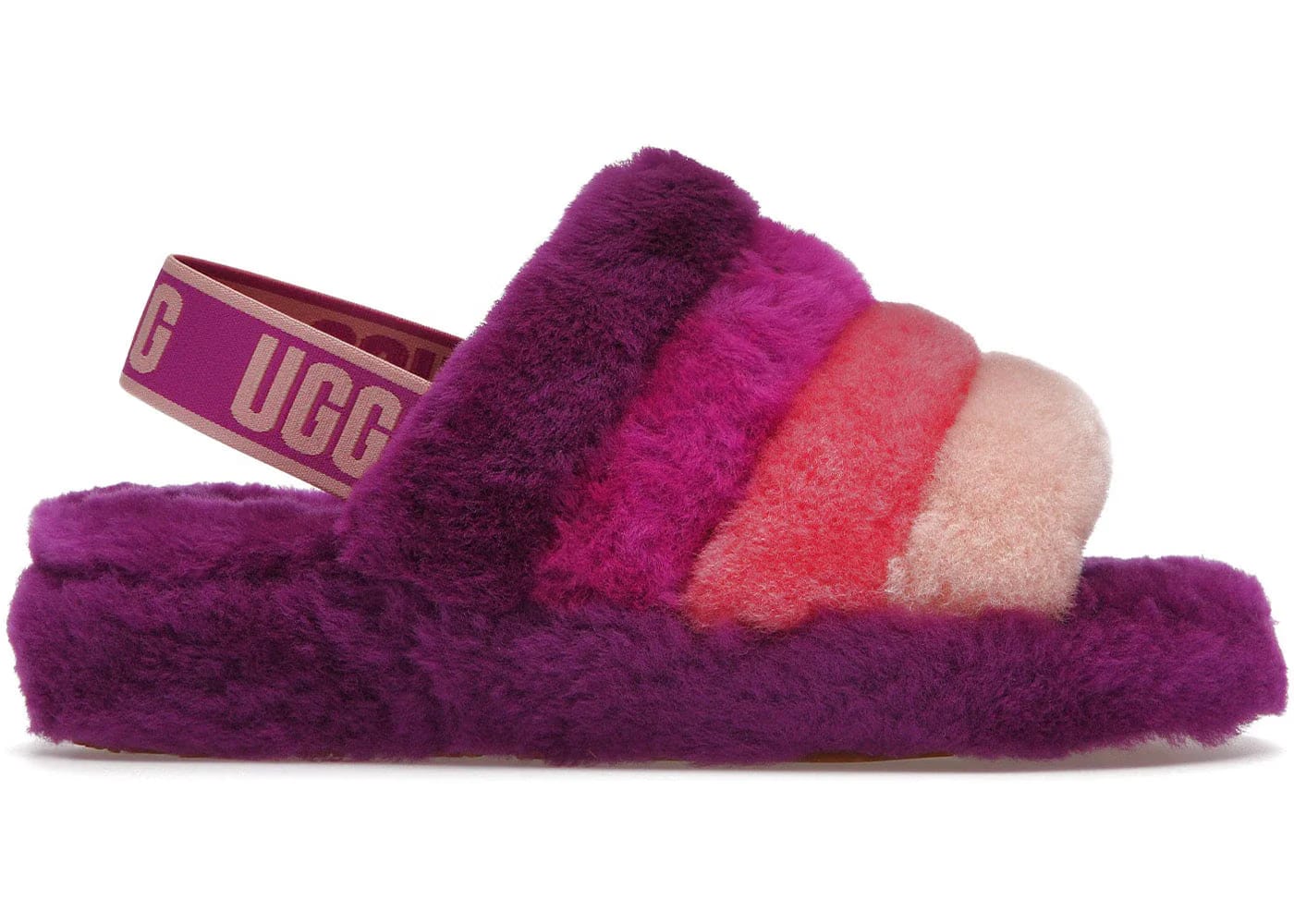 Ugg Fluff Yeah Slide Berrylicious Multi Womens