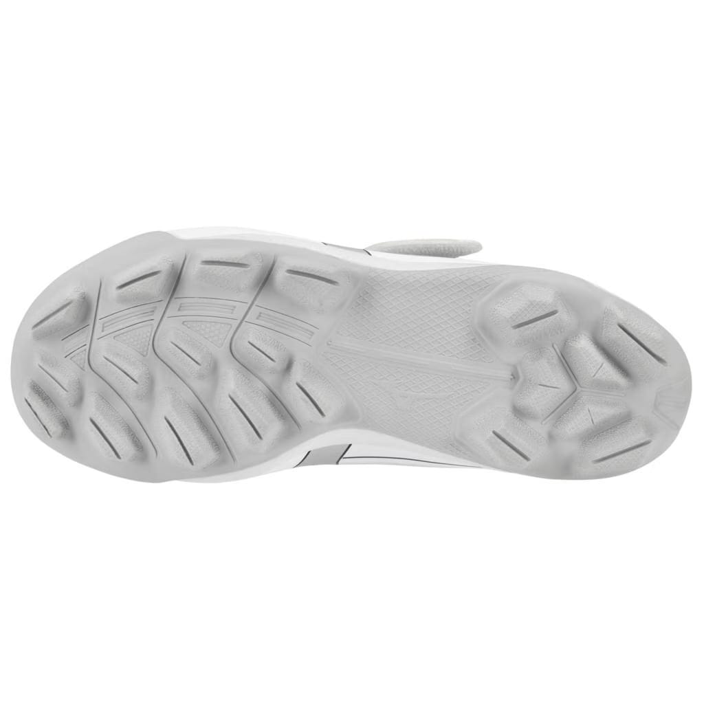 Mizuno Youth Cushionrevo Diamond Baseball Cleat White Black