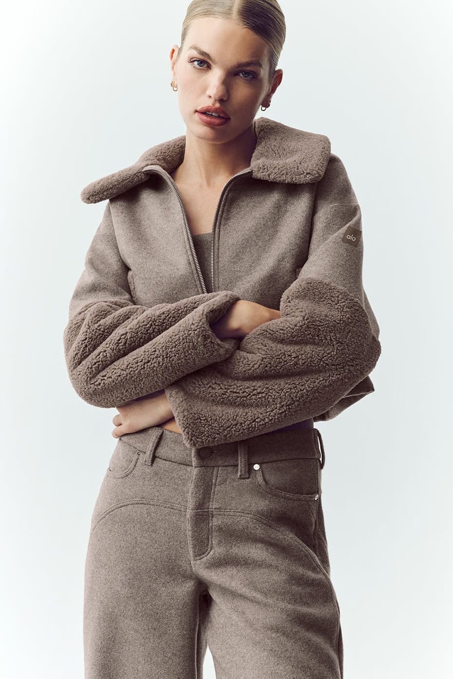 Wool Blend Nightfall Bomber