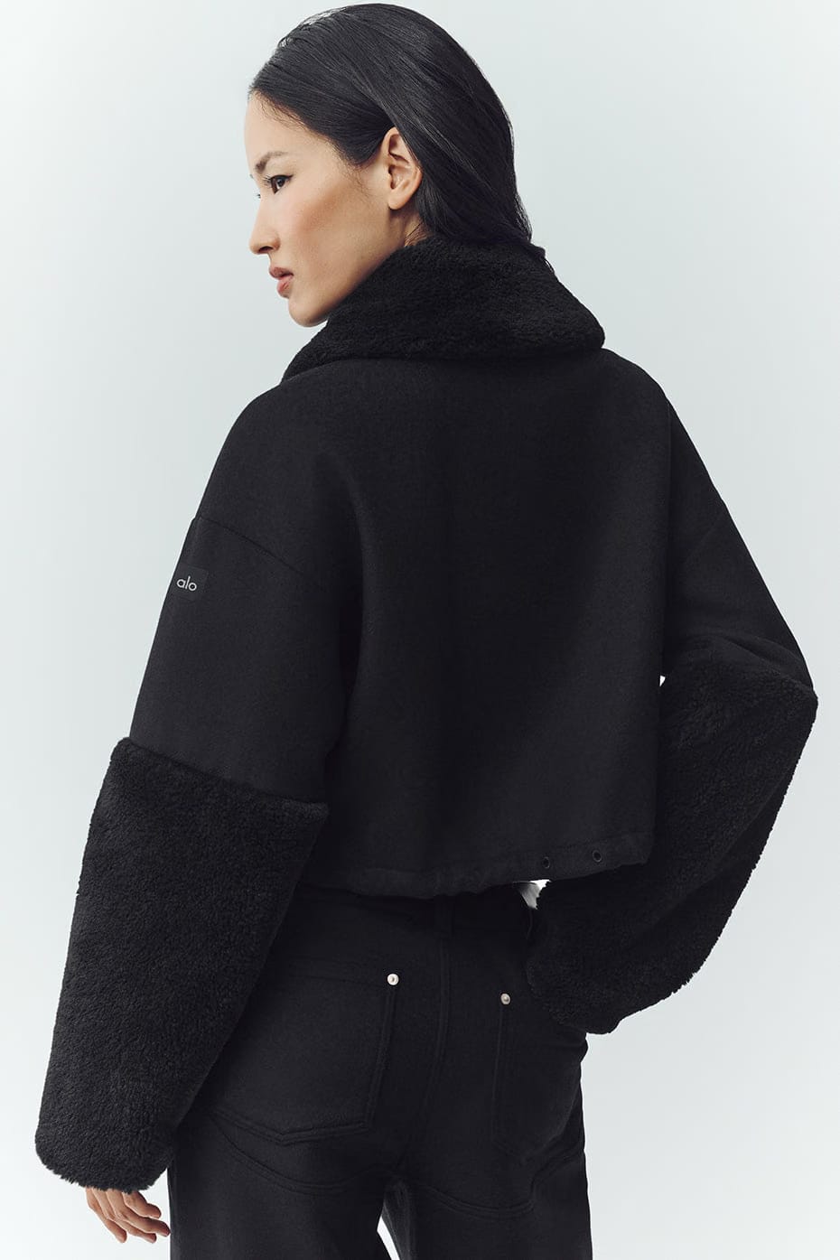 Wool Blend Nightfall Bomber