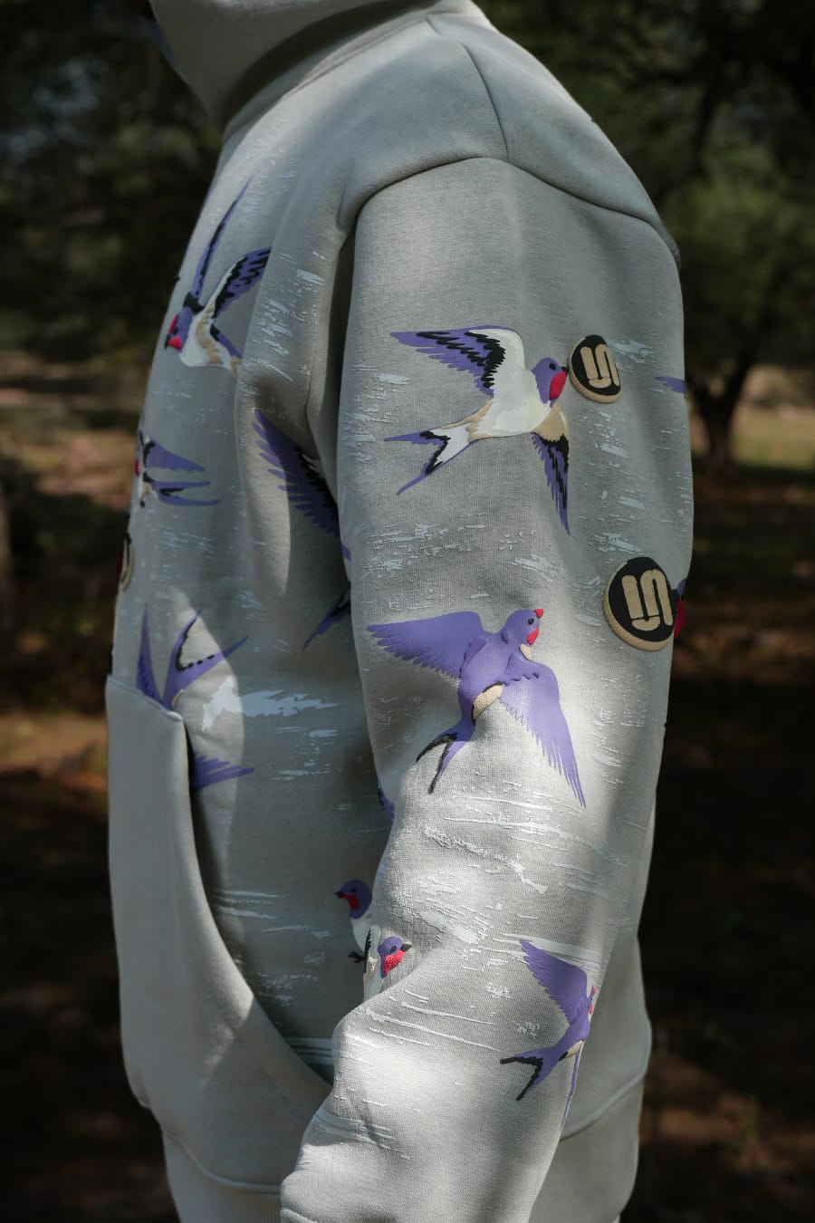 RISE ABOVE GREYWINGS HOODIE