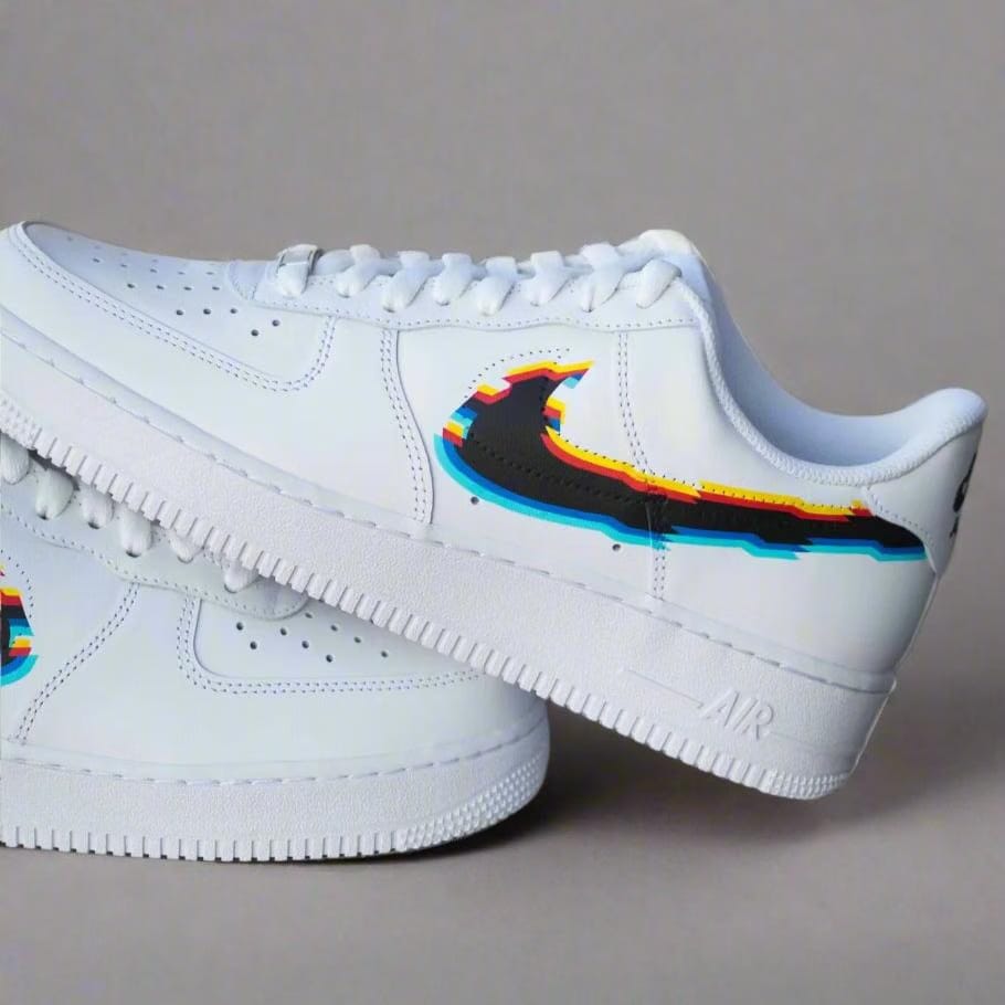 Glitch Swoosh AF1