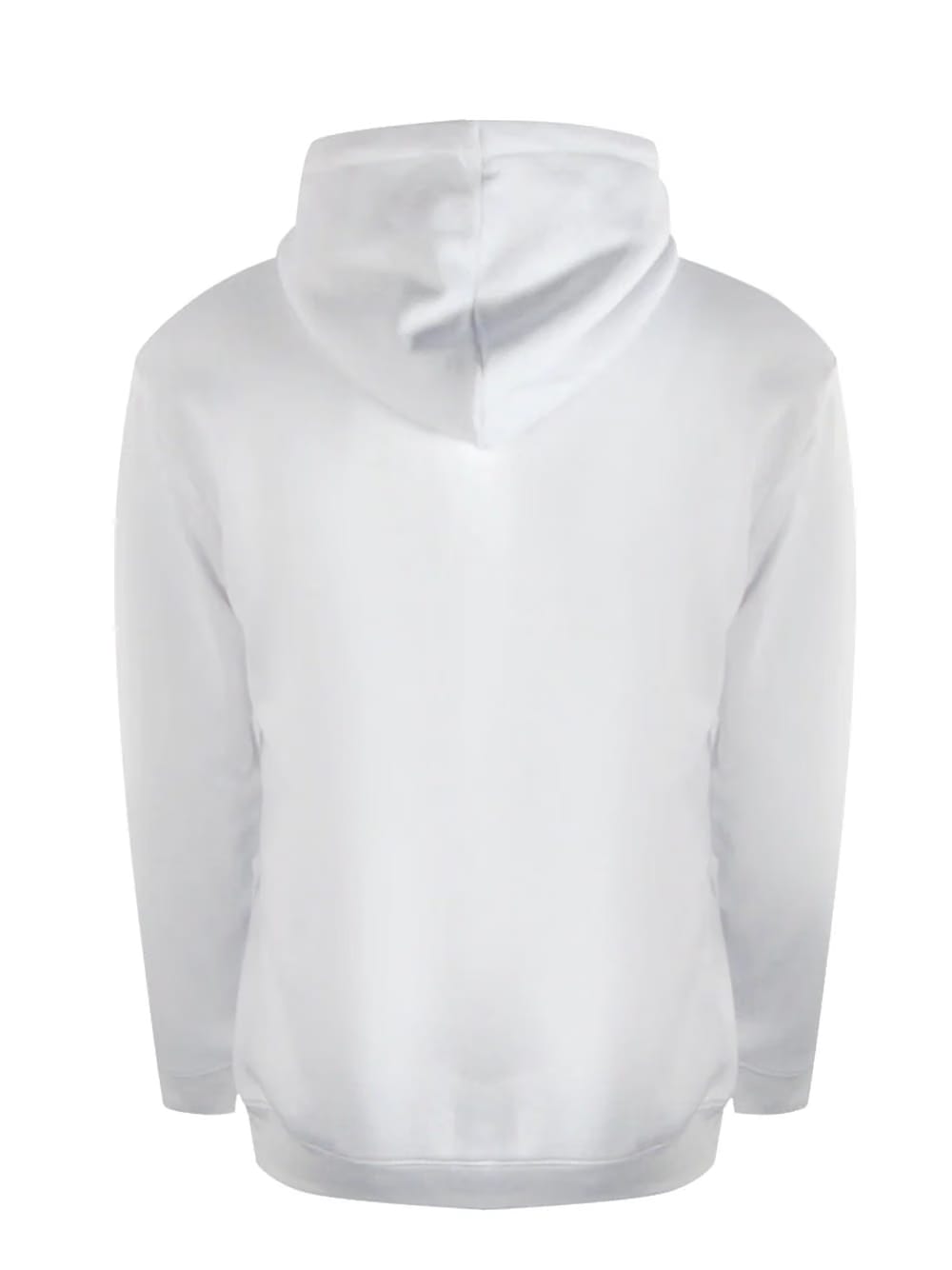 Love Moschino Plain Logo White Hoodie