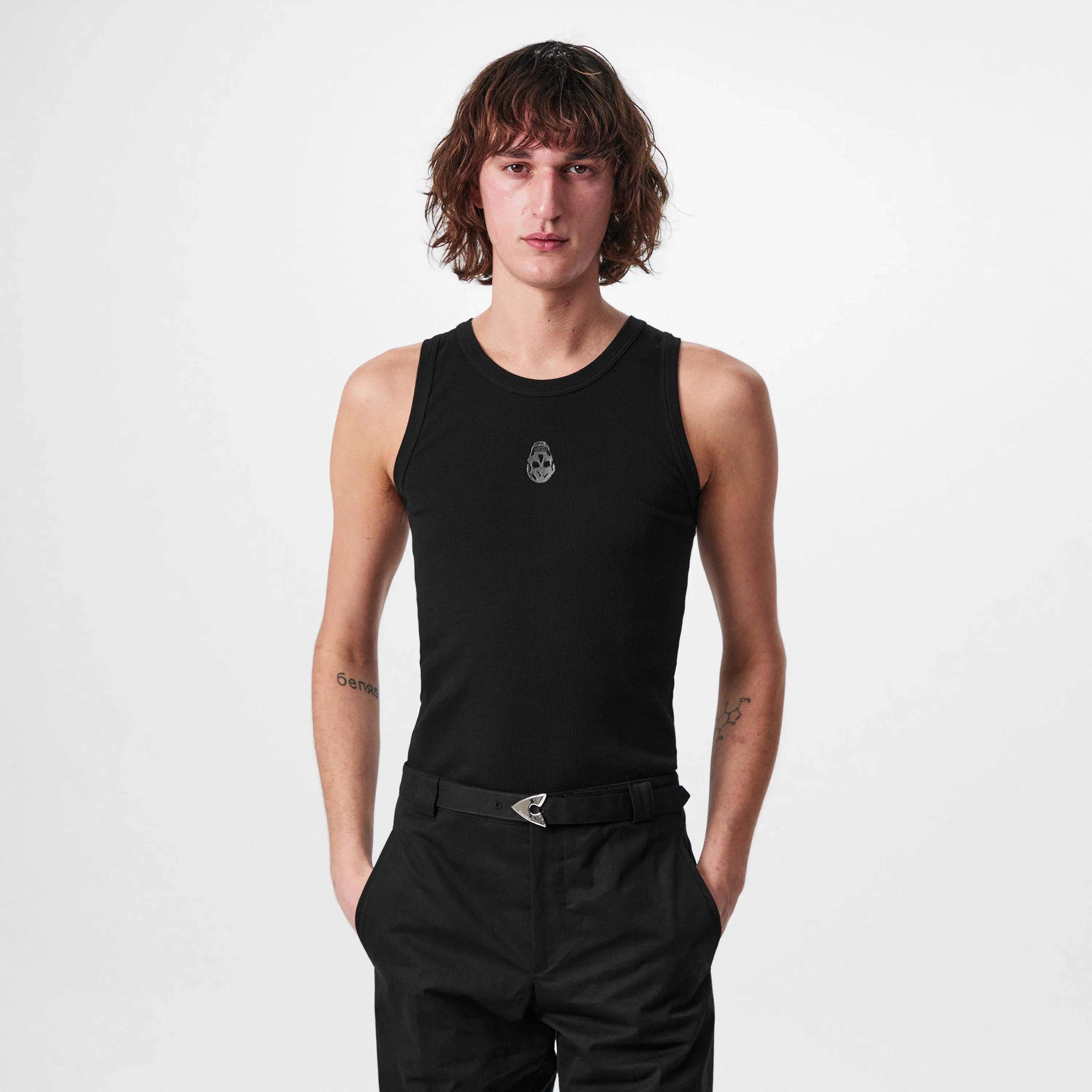 Logo Fitted Tank Vest