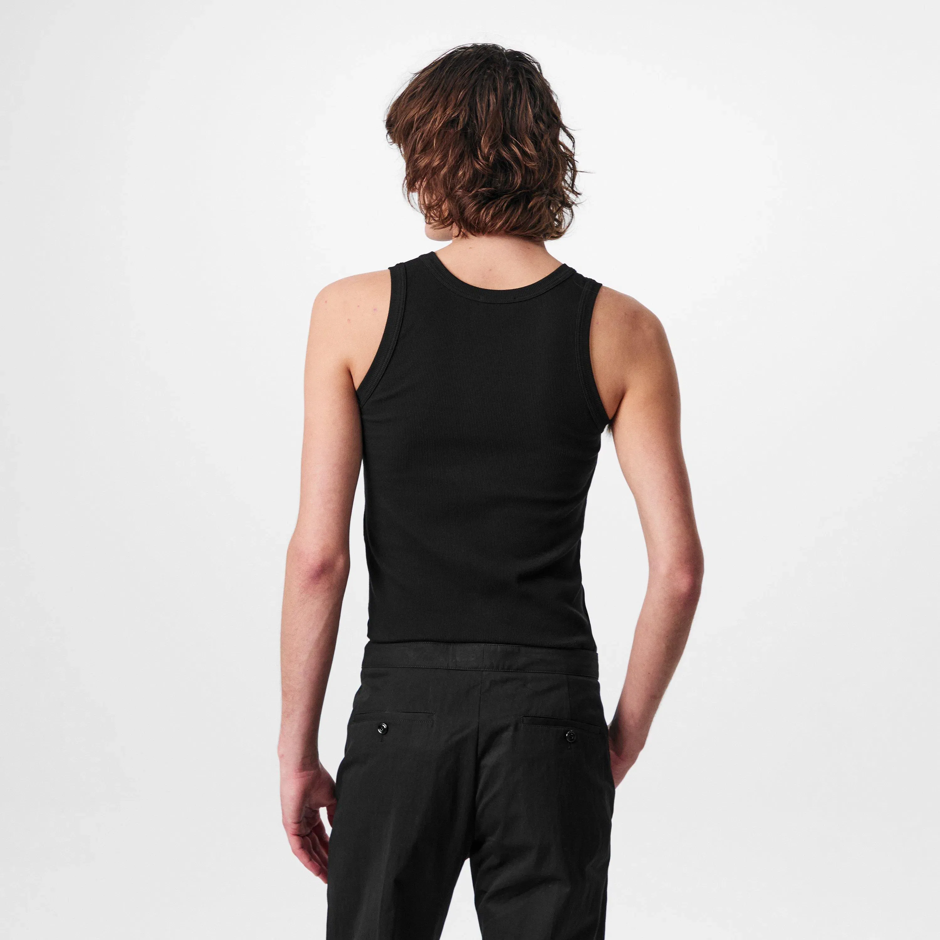 Logo Fitted Tank Vest
