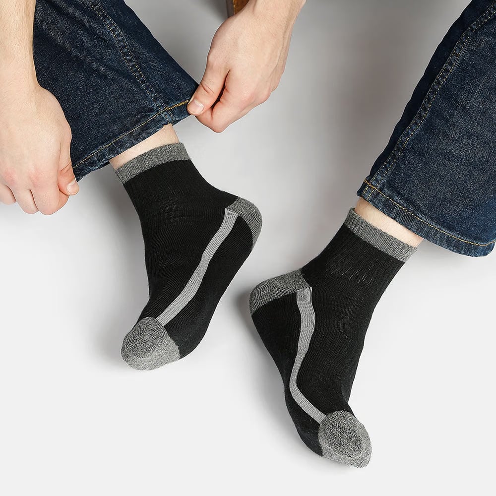 Men’s Full Cushioned High Ankle Socks