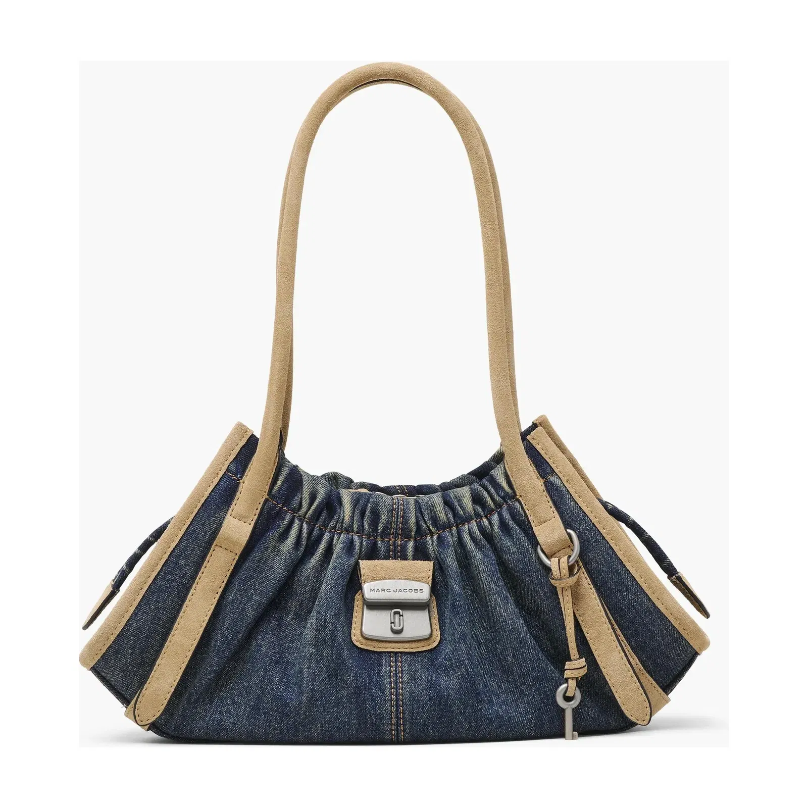 The Denim Suede Cristina Satchel