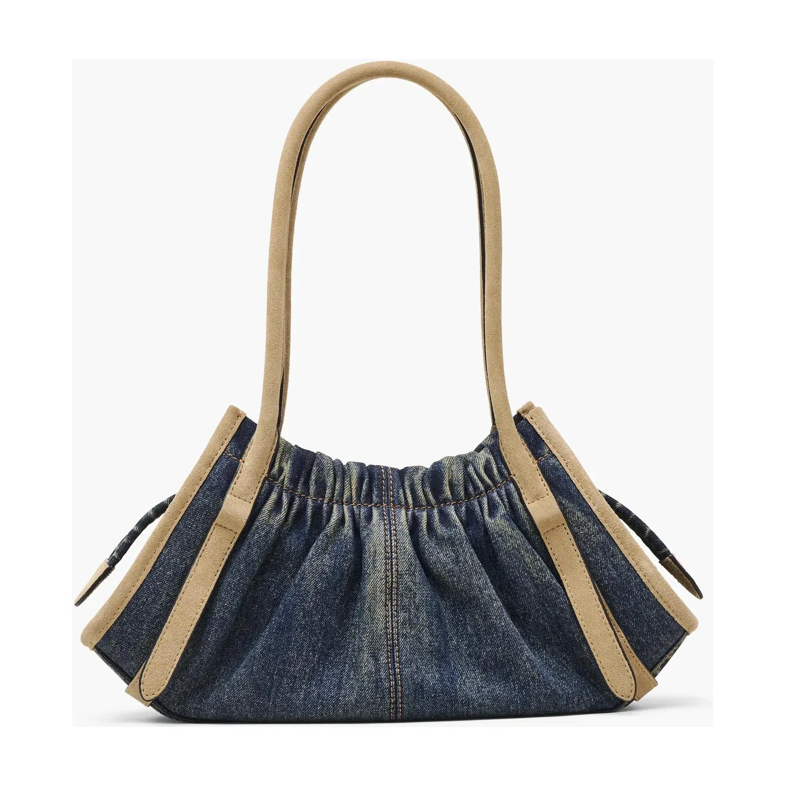 The Denim Suede Cristina Satchel