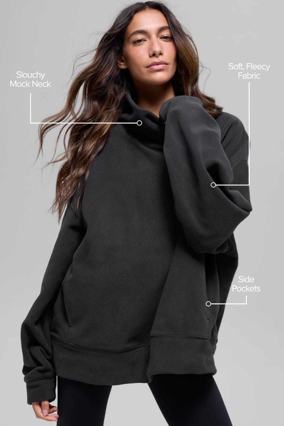 Polar Fleece Hazy Pullover