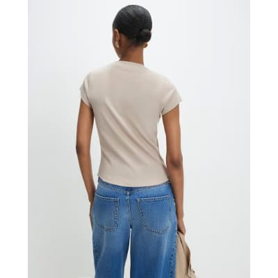 Black Multicoloured Ribbed T-Shirt Multipack