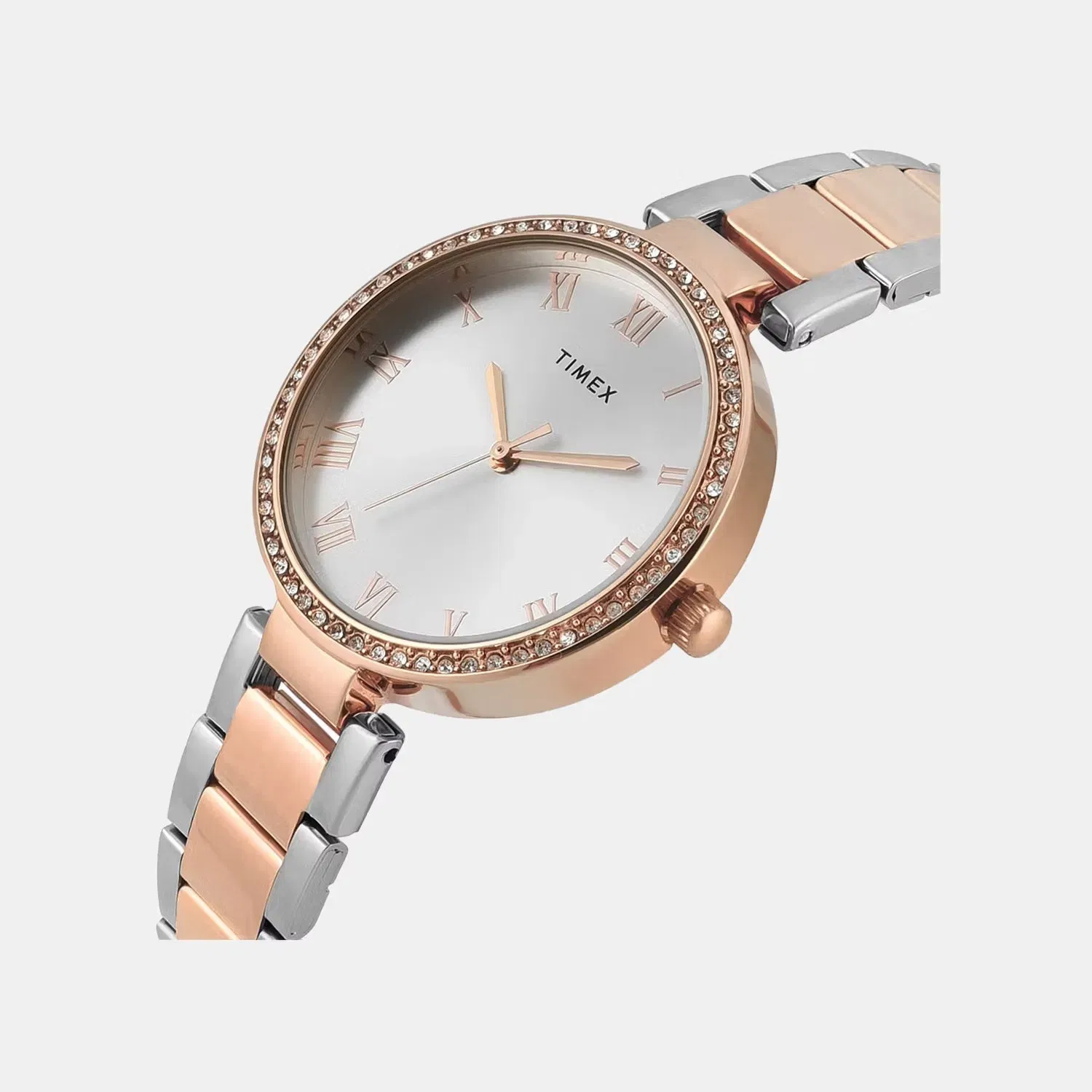 Timex Trendline Women Quartz Dial Analog Stainless Steel Watch Twel18717