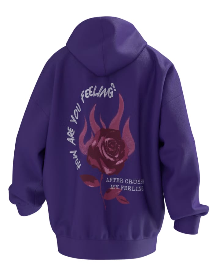 Crushed Feelings Hoodie - Grape