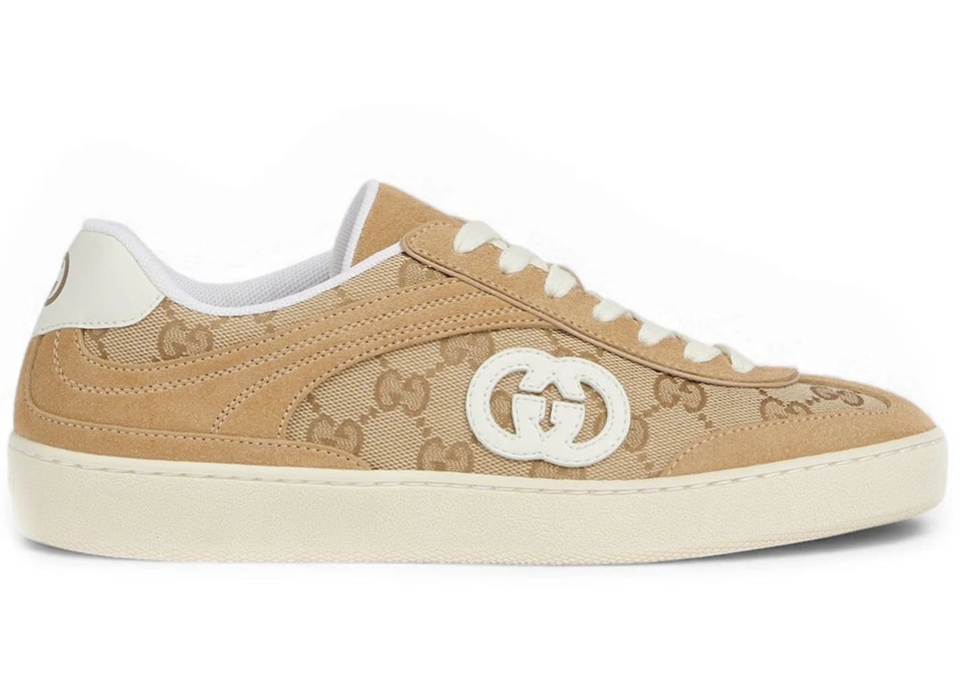 Gucci G75 Sneaker Beige Gg Canvas Womens