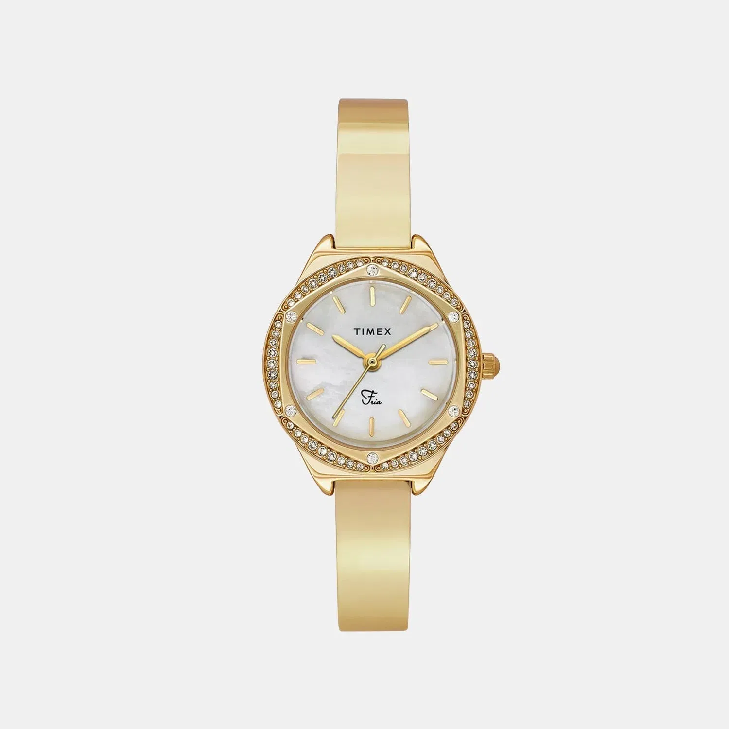 Timex Fria Women Quartz Dial Analog Brass Watch Twel24202