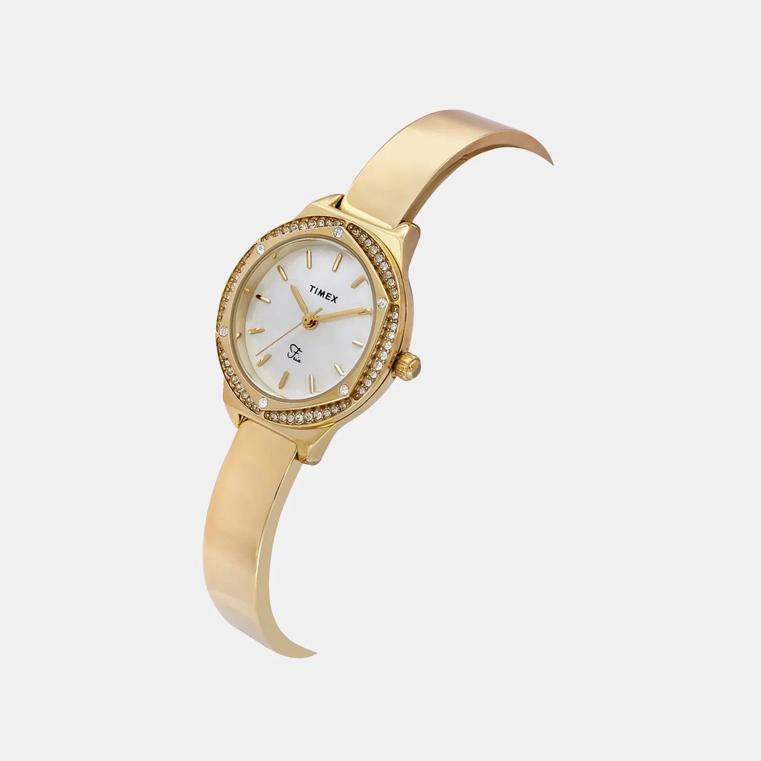Timex Fria Women Quartz Dial Analog Brass Watch Twel24202