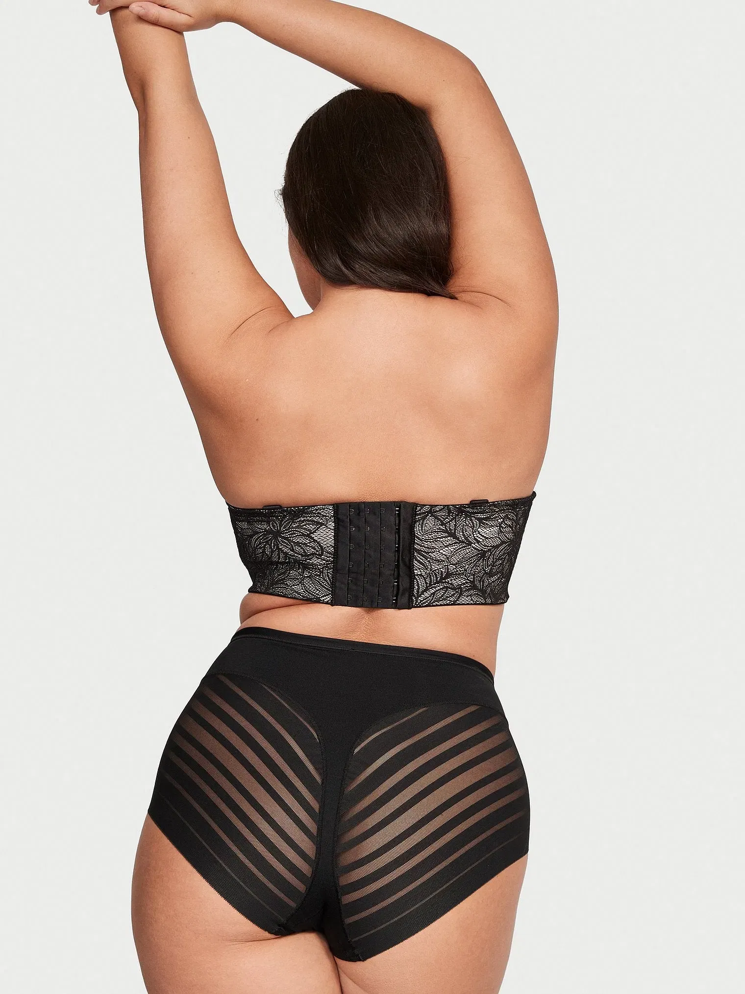 Firm Compression Strapless Lace Longline Bra