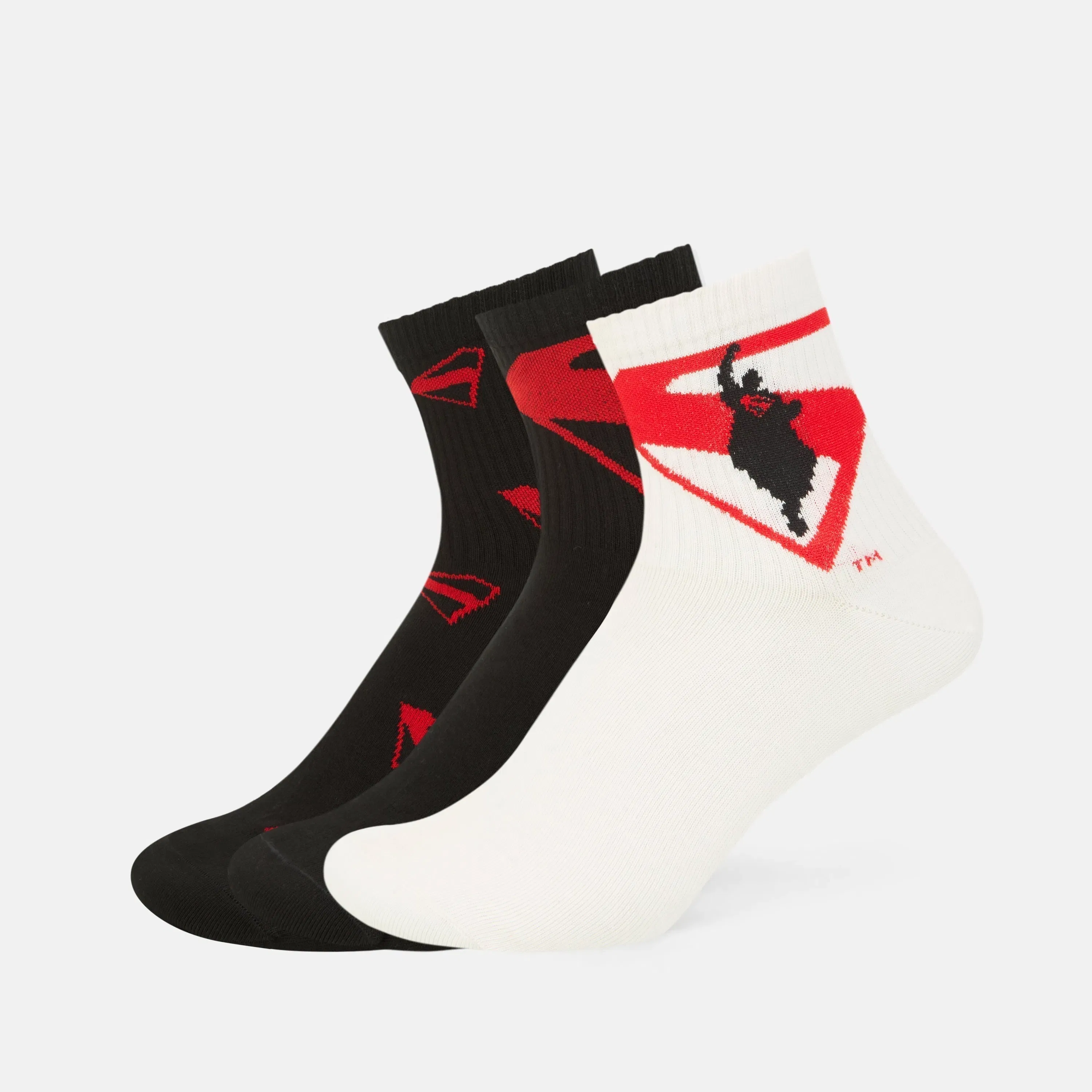 Men's Justice League Superman High Ankle Socks
