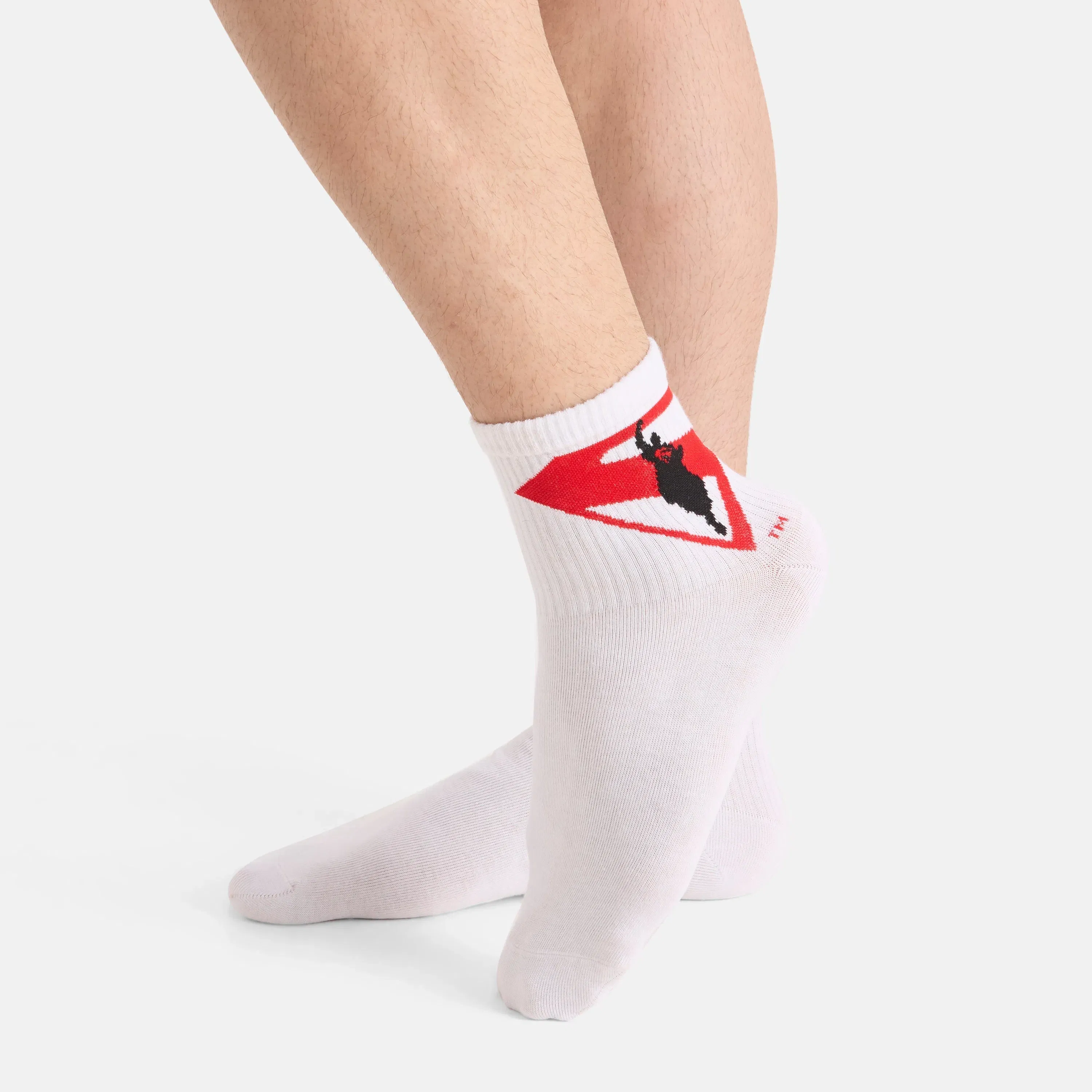Men's Justice League Superman High Ankle Socks