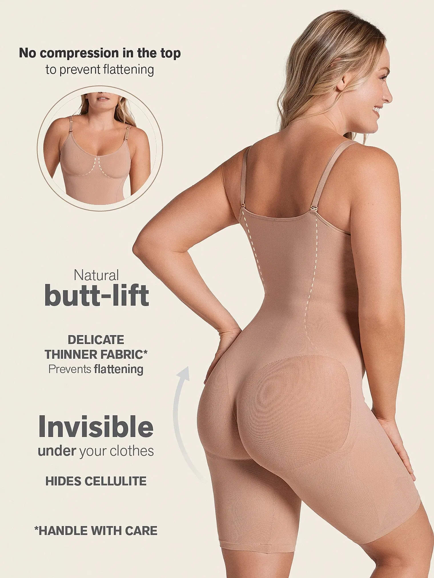 Full Coverage Seamless Shaping Bodysuit