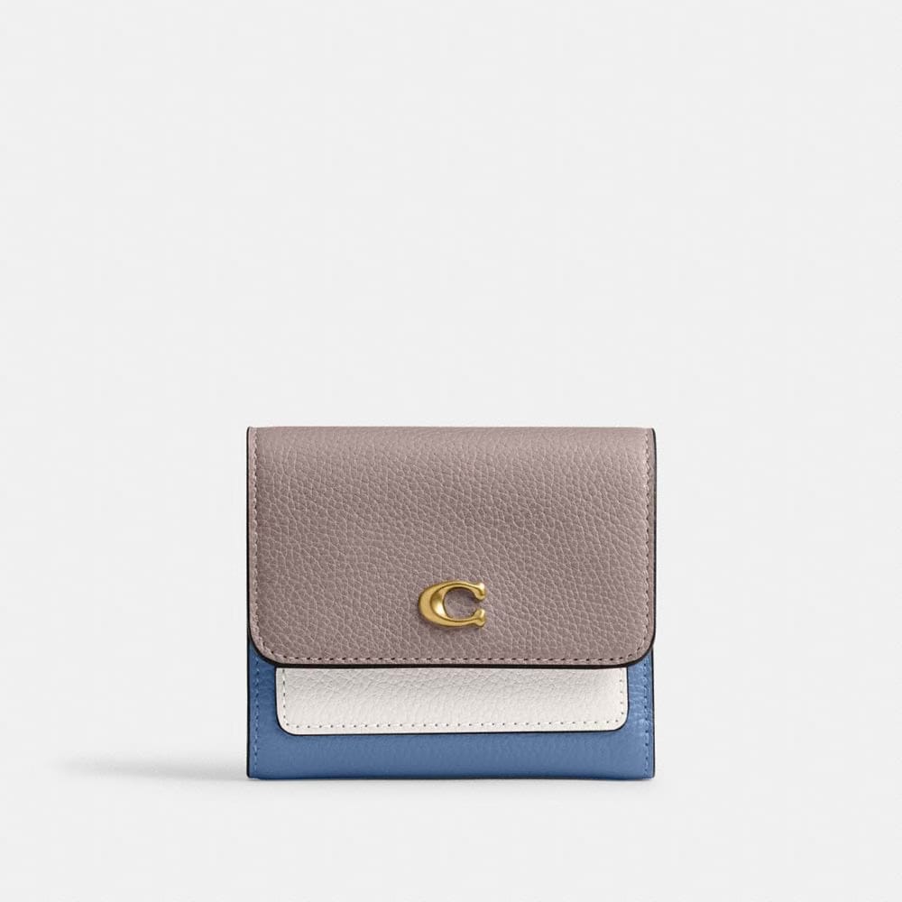 Mila Small Flap Wallet In Colorblock