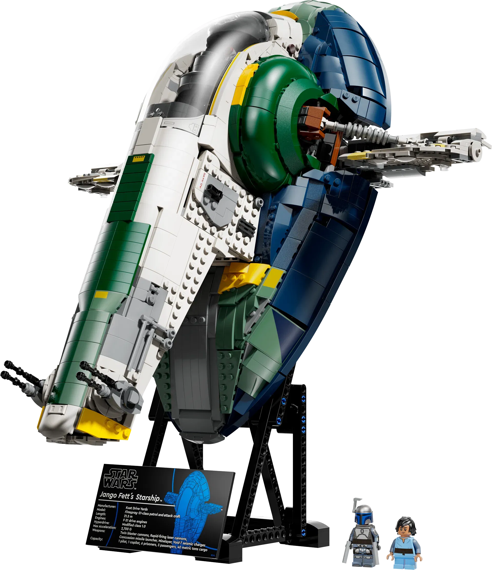 Lego Jango Fetts FiresprayClass Starship
