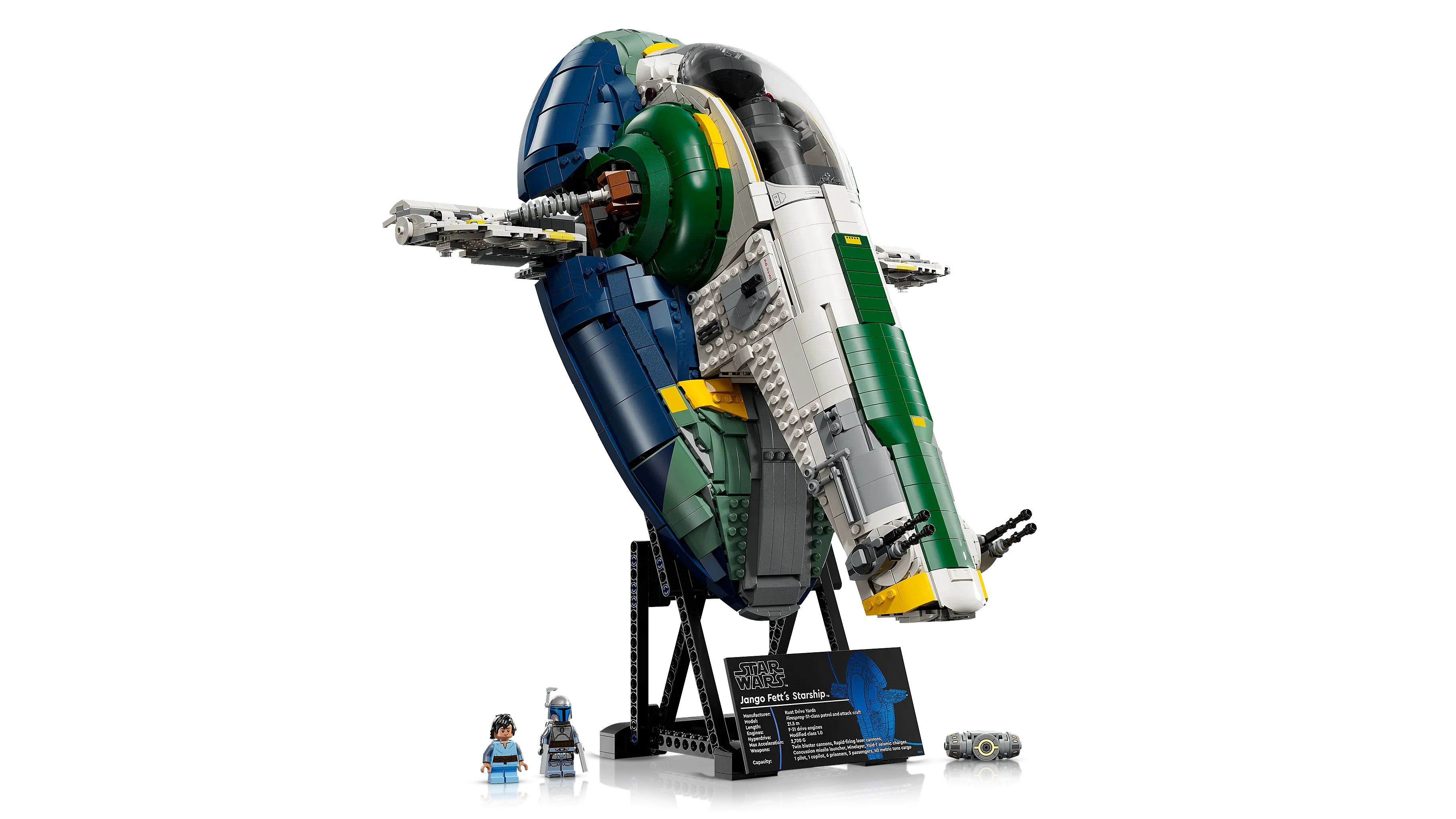 Lego Jango Fetts FiresprayClass Starship