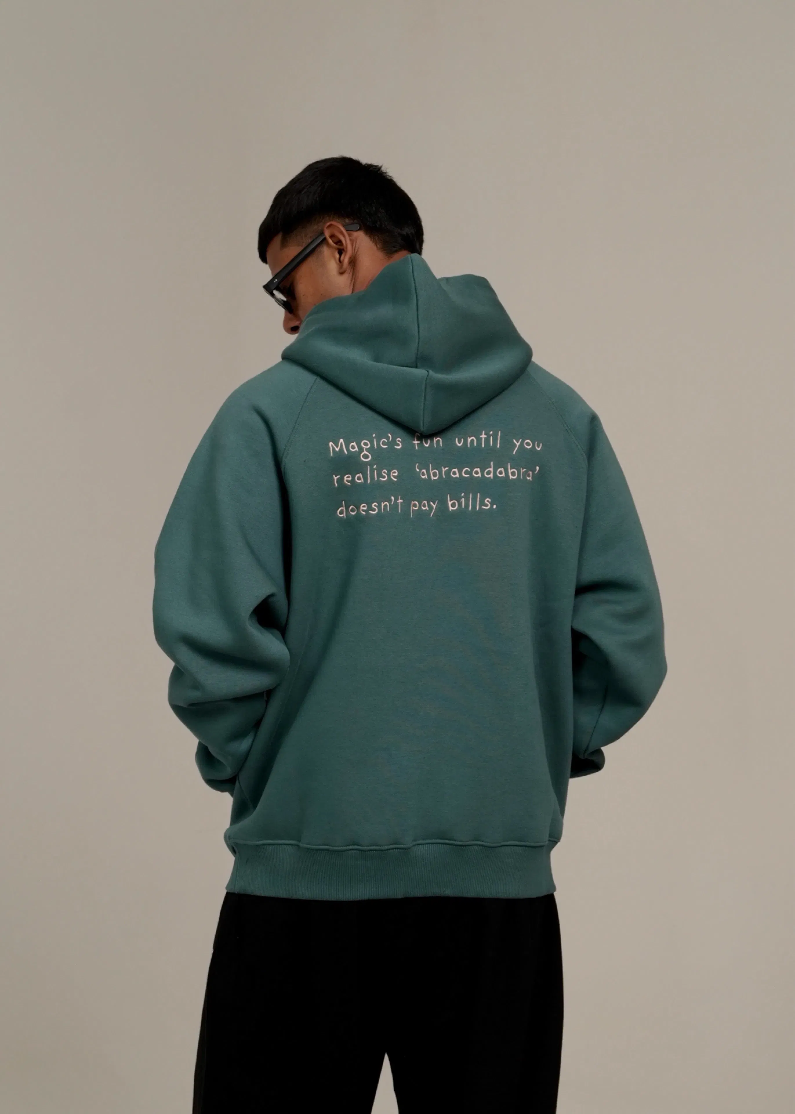 ‘ABRACADABROKE’ | TEAL GREEN