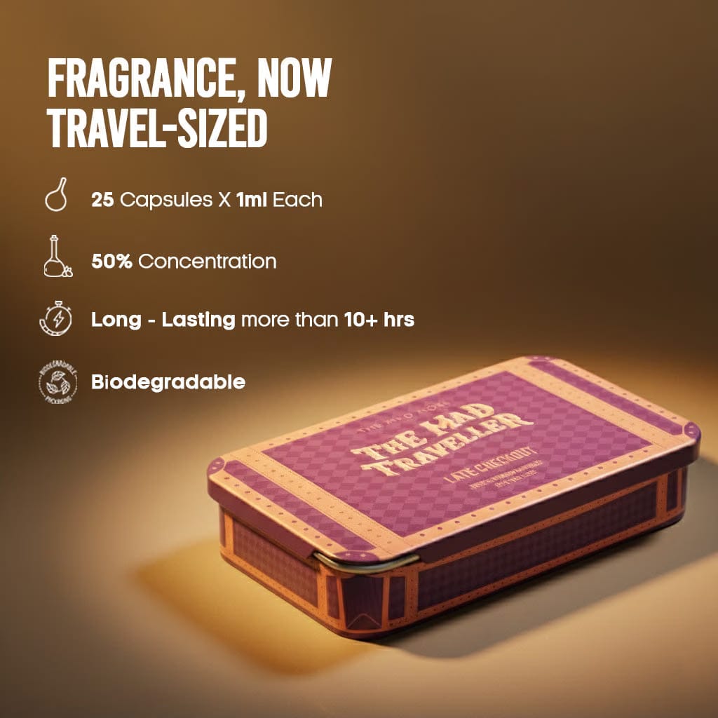 His & Her Travel Perfume Duo - 50 Capsules