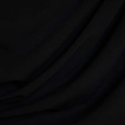 Black Sleeveless Drape Midi Dress