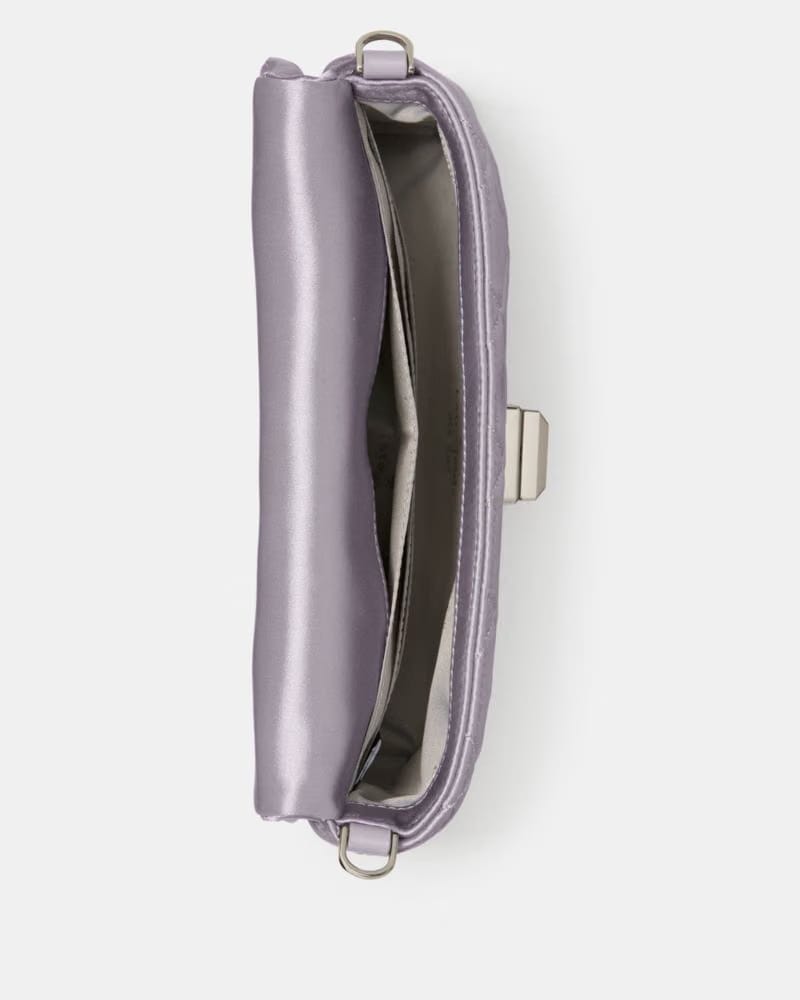 Carey Quilted Satin Mini Crossbody