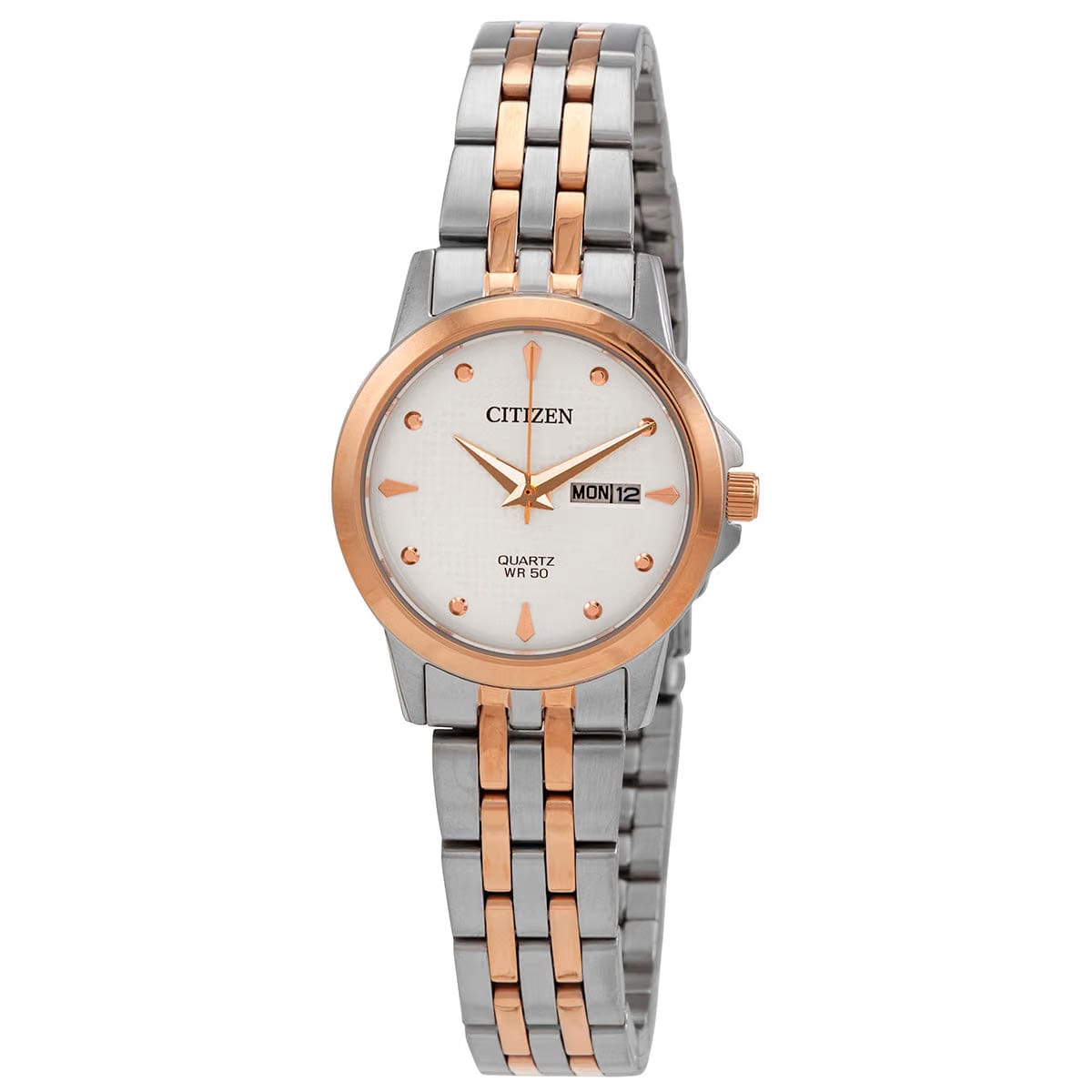 Citizen Quartz Silver Dial Two-Tone Women's Watch