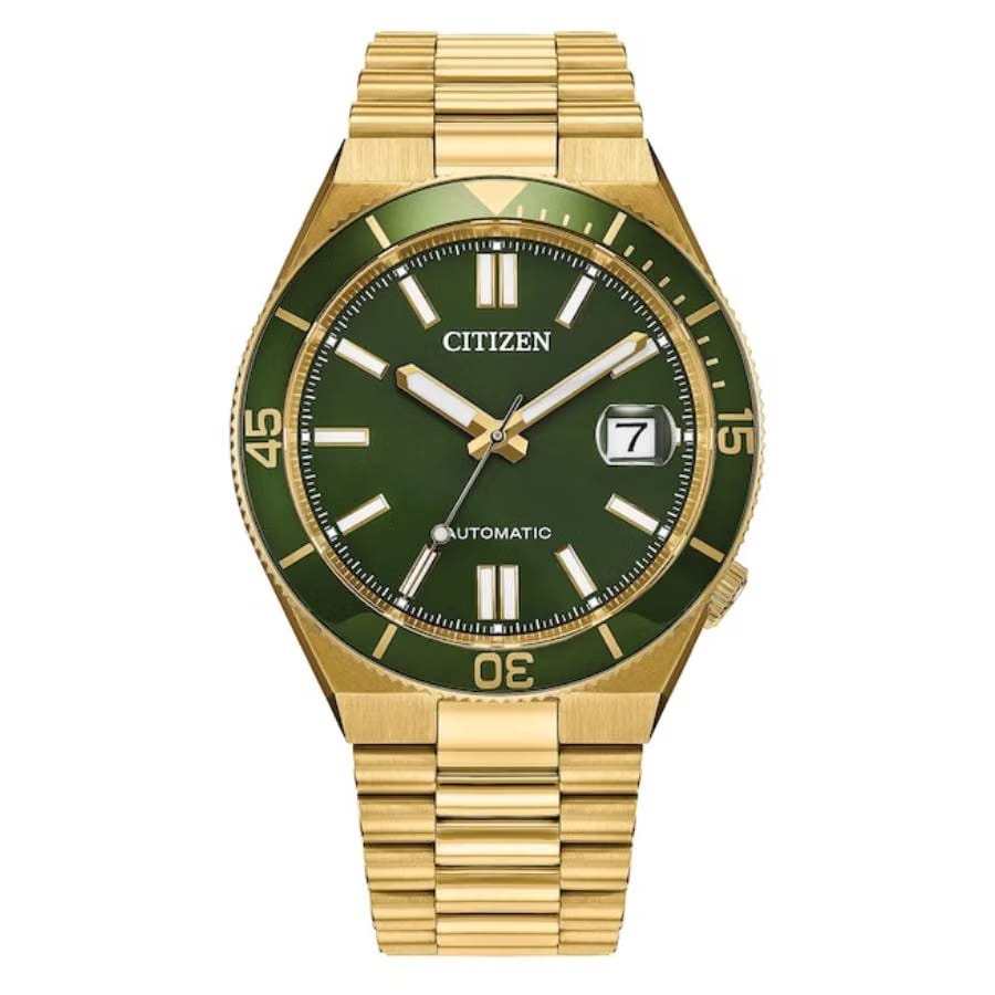 Citizen Tsuyosa Shore Automatic Green Dial Mens Watch