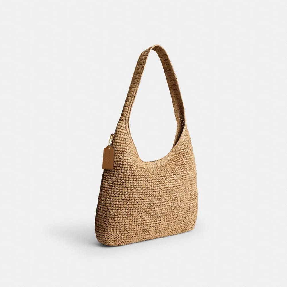 Coach Brooklyn Shoulder Bag 34 Brass Natural