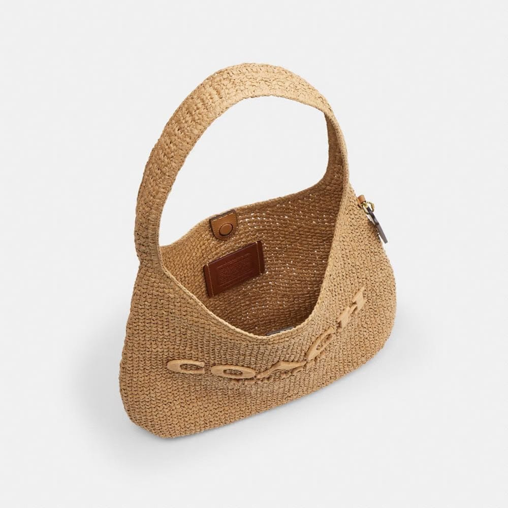 Coach Brooklyn Shoulder Bag 34 Brass Natural