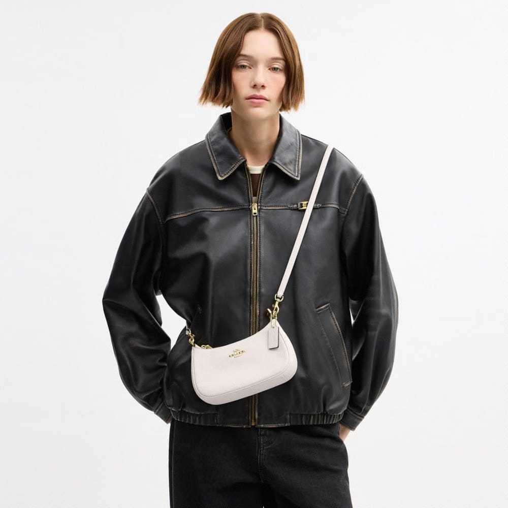 Coach Teri Mini Crossbody Bag Gold Chalk