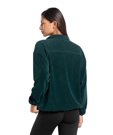 Women's Gymshark Polar Fleece 1/4 Zip Strong Teal