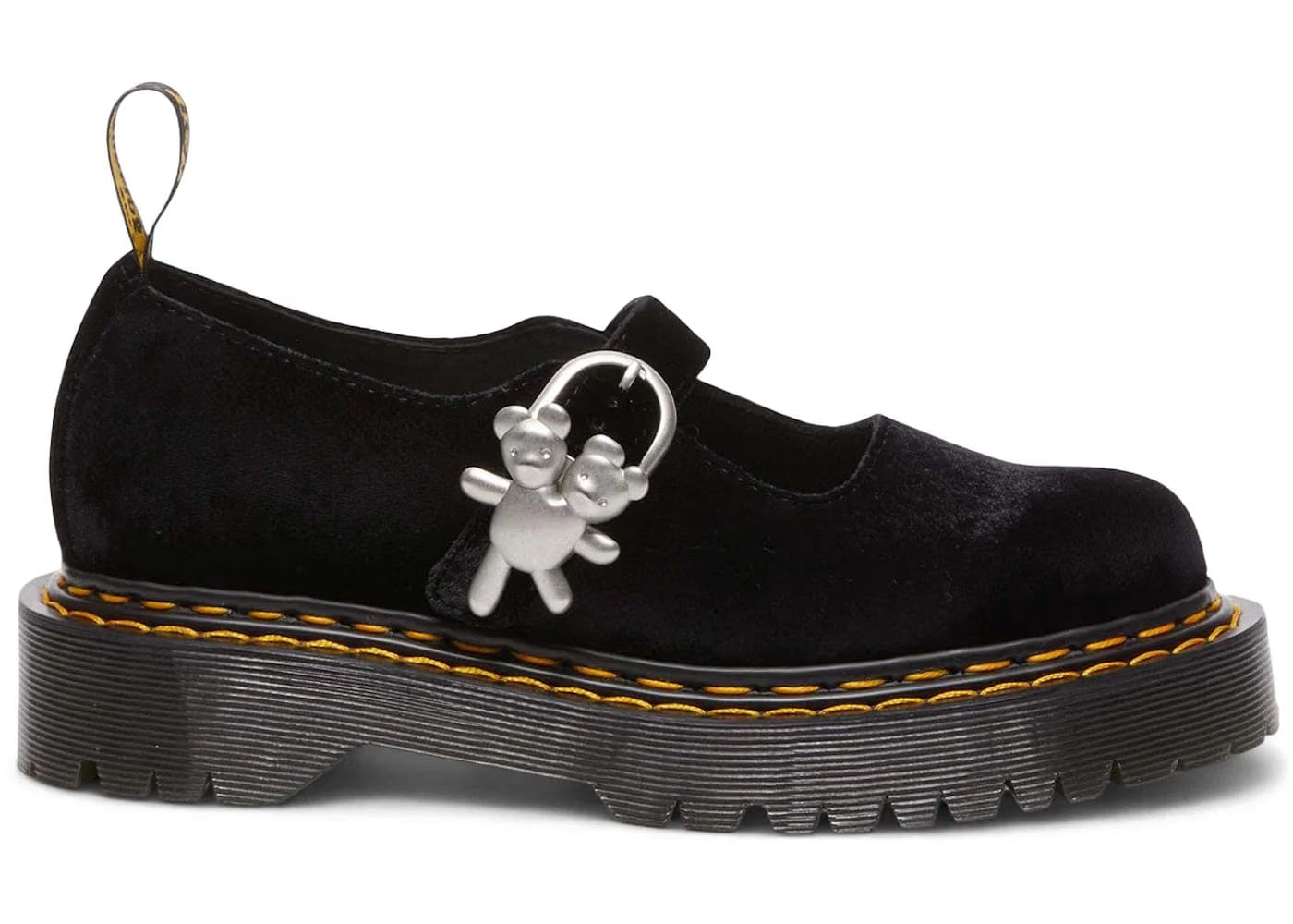 Dr. Martens Addina Heaven Marc Jacobs Black Velvet Womens