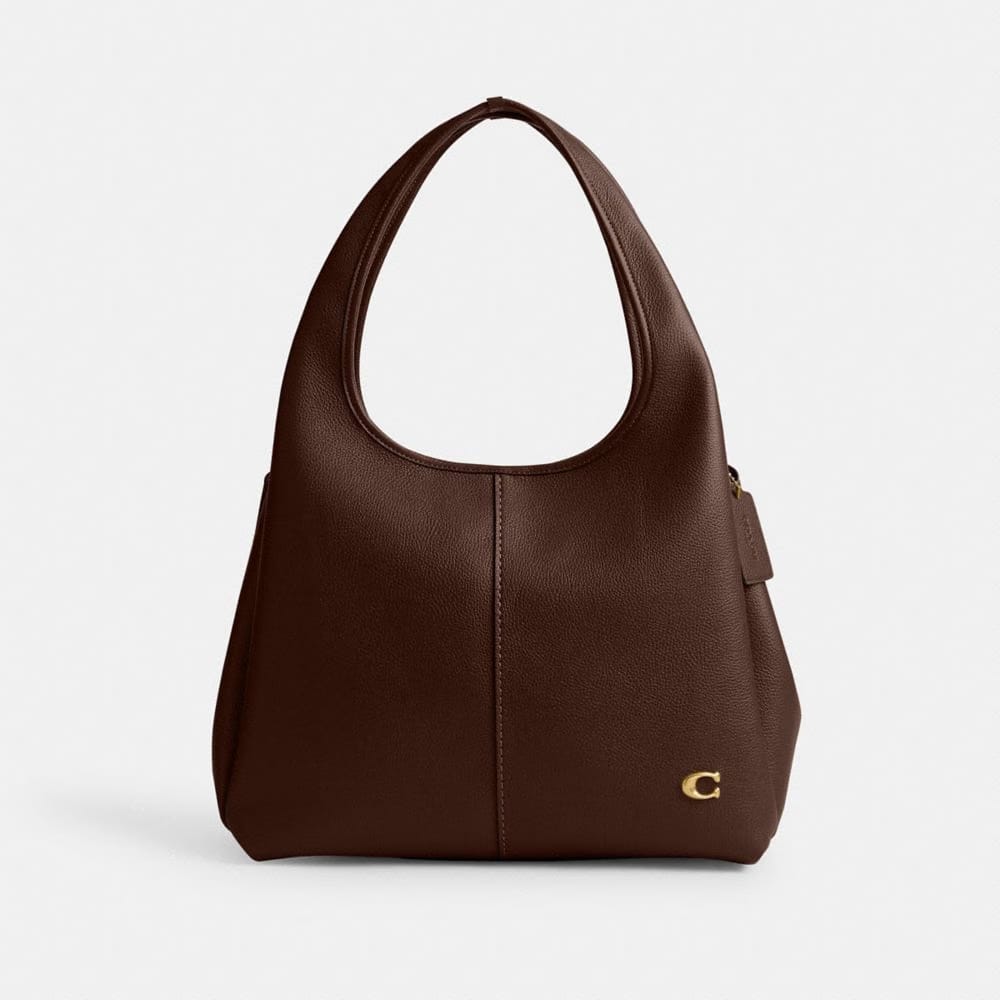 Coach Lana Shoulder Bag Brass Maple