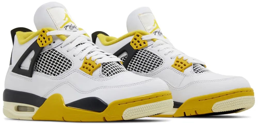 JORDAN 4 RETRO VIVID SULFUR (WOMENS)